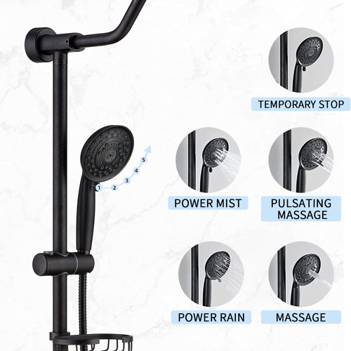 PROOX Complete Shower System with Roughin Valve & Reviews Wayfair